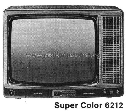Super Color 6212; Grundig Radio- (ID = 2082659) Television