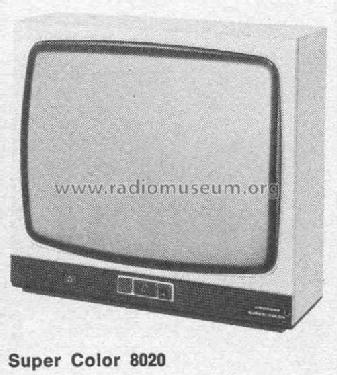 Super Color 8020; Grundig Radio- (ID = 438372) Televisión