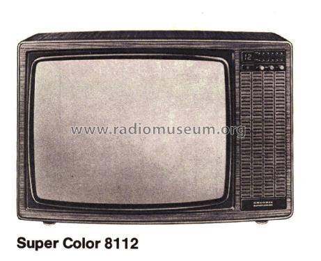 Super Color 8112; Grundig Radio- (ID = 2108119) Television