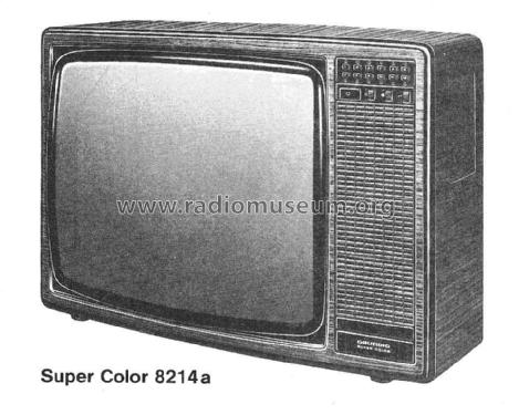 Super Color 8214a; Grundig Radio- (ID = 2065131) Television