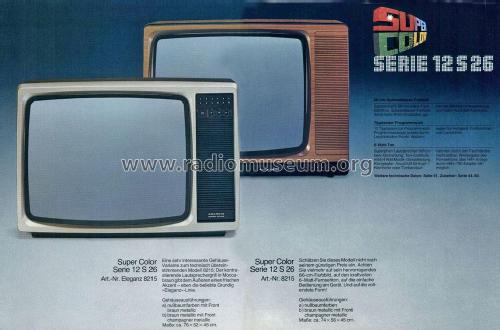 Super Color 8215; Grundig Radio- (ID = 2080251) Televisión