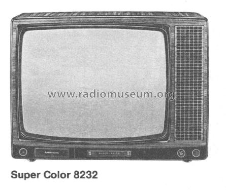 Super Color 8232; Grundig Radio- (ID = 2081134) Television