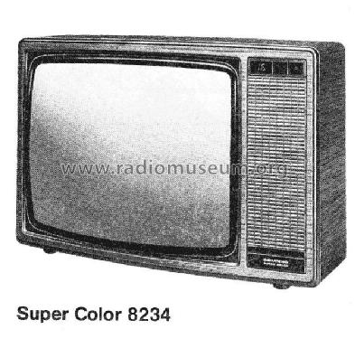 Farbfernsehgerät Super Color 8234; Grundig Radio- (ID = 2088808) Television
