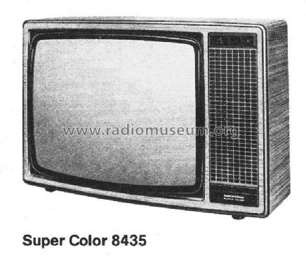 Super Color 8435; Grundig Radio- (ID = 2064798) Televisore