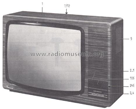Super Color 8590; Grundig Radio- (ID = 2301160) Television