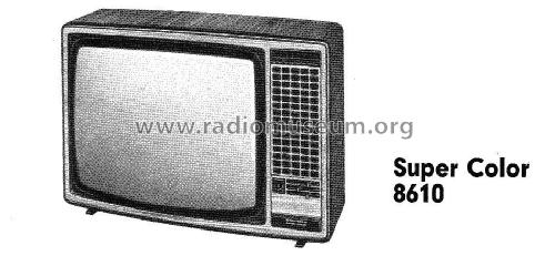 Super Color 8610; Grundig Radio- (ID = 2159681) Television