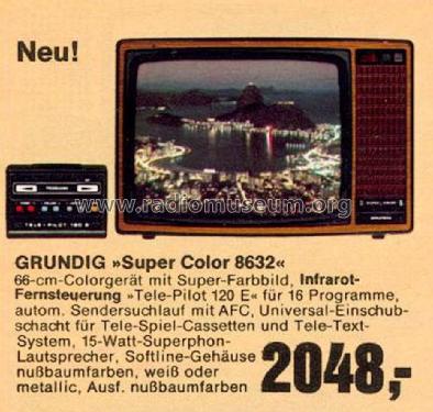 Super Color 8632; Grundig Radio- (ID = 1762836) Television
