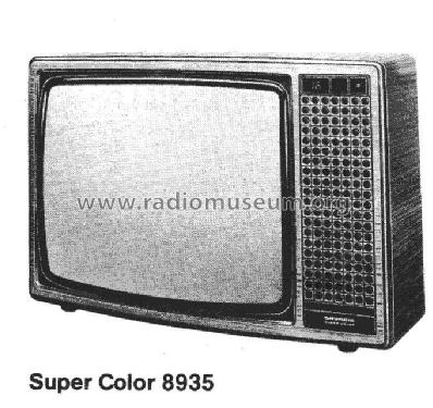 Super Color 8935; Grundig Radio- (ID = 2066075) Television