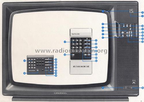 Super Color C3302 Serie F1616 Ch= CUC52KT; Grundig Radio- (ID = 1473218) Télévision