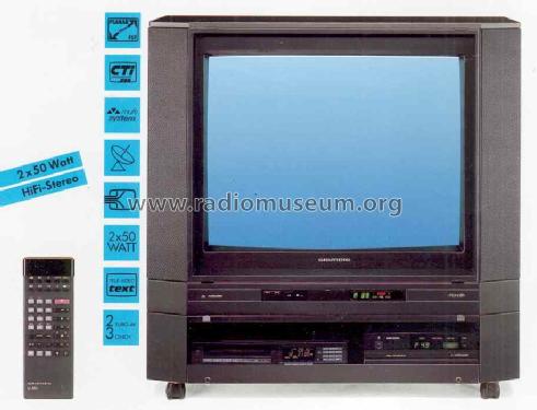 Super-Color M 95-490/9 text Ch = CUC 3850; Grundig Radio- (ID = 1364026) Televisión