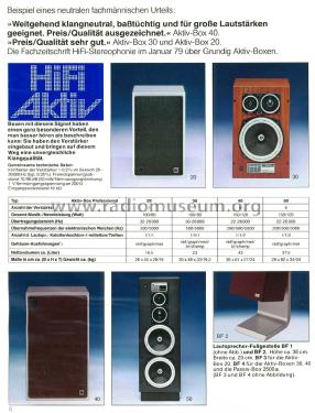 Super HiFi Professional Aktiv Box 30; Grundig Radio- (ID = 2093660) Speaker-P