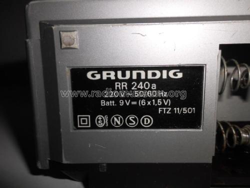Super Sound RR240a; Grundig Radio- (ID = 1778626) Radio
