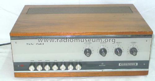SV40; Grundig Radio- (ID = 300670) Ampl/Mixer