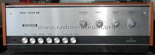 SV40M; Grundig Radio- (ID = 158915) Ampl/Mixer