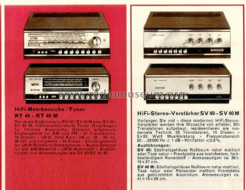 SV40M; Grundig Radio- (ID = 2136181) Ampl/Mixer