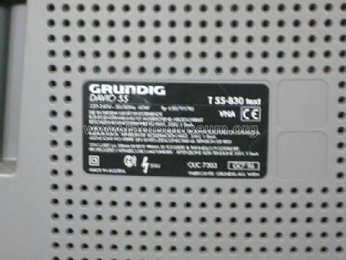 Davio 55 T55-830 text VNA Ch= CUC7303; Grundig Austria GmbH (ID = 1627690) Television