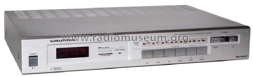 FM-AM Quartz Synthesizer Tuner T7200a; Grundig Radio- (ID = 1317900) Radio