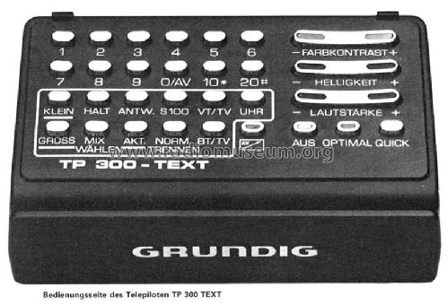 Tele-Pilot 300 Text 29622-025.01; Grundig Radio- (ID = 354763) Misc