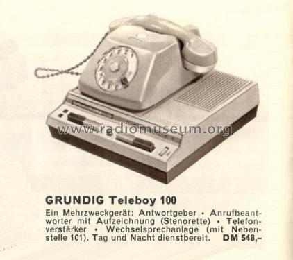 Teleboy 100; Grundig Radio- (ID = 2135998) R-Player