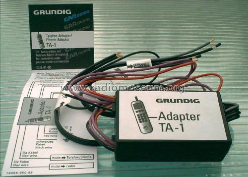 Telefon-Adapter TA-1; Grundig Radio- (ID = 2660539) Telephony
