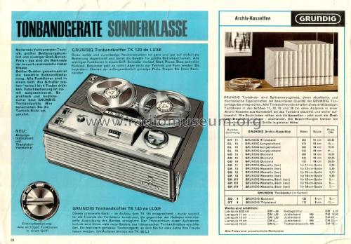 TK120 de Luxe; Grundig Radio- (ID = 2136021) R-Player