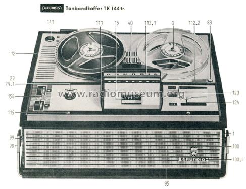 TK144tr; Grundig Radio- (ID = 1002103) R-Player
