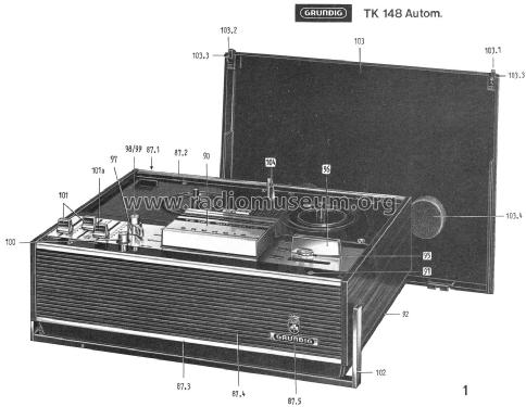 TK148 Automatic; Grundig Radio- (ID = 2867156) Enrég.-R