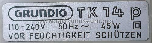 TK14; Grundig Radio- (ID = 1975322) R-Player