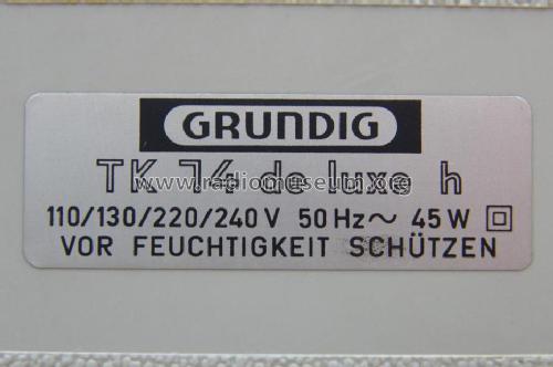 TK14L de Luxe; Grundig Radio- (ID = 1159666) R-Player