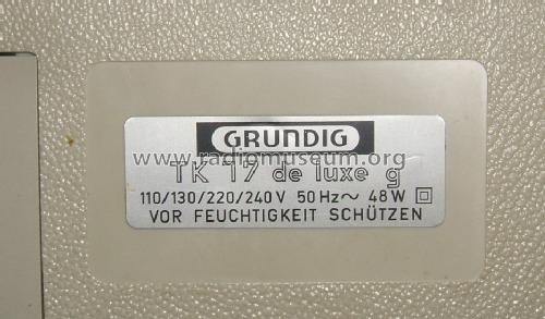 TK17L ; Grundig Radio- (ID = 1060285) R-Player