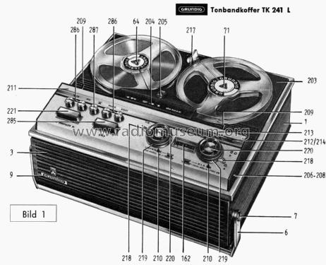 TK241 de Luxe; Grundig Radio- (ID = 2870125) Enrég.-R