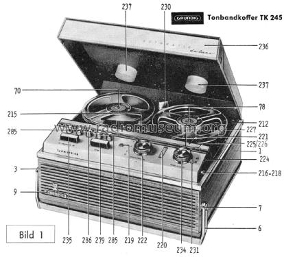 TK245 Automatic; Grundig Radio- (ID = 2868534) R-Player