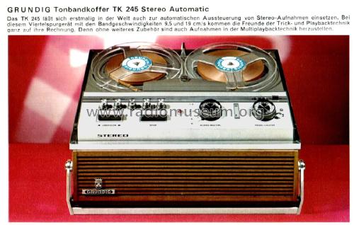 TK245 Automatic; Grundig Radio- (ID = 2868550) R-Player