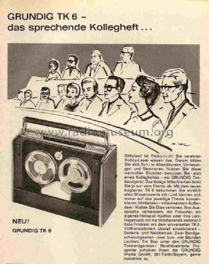 TK6EL; Grundig Radio- (ID = 741439) Reg-Riprod