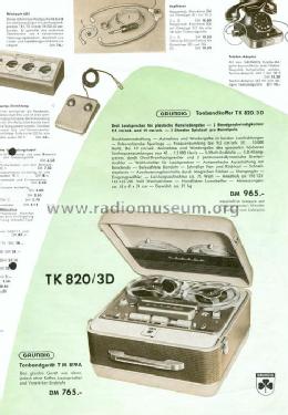 Record TK820/3D; Grundig Radio- (ID = 17896) R-Player