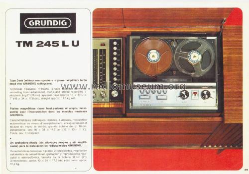 TM-245LU; Grundig Radio- (ID = 1762752) Sonido-V