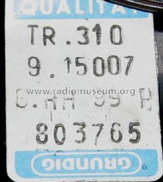 TR-310; Grundig Radio- (ID = 1280565) Radio
