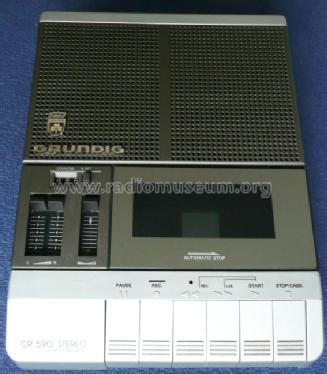 Cassette Recorder CR 590 Stereo; Grundig Radio- (ID = 407521) R-Player