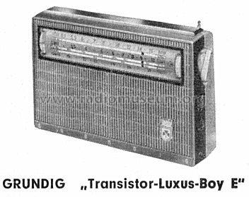 Transistor-Luxus-Boy E; Grundig Radio- (ID = 112081) Radio