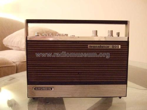 Transistor 505; Grundig Radio- (ID = 1296532) Radio