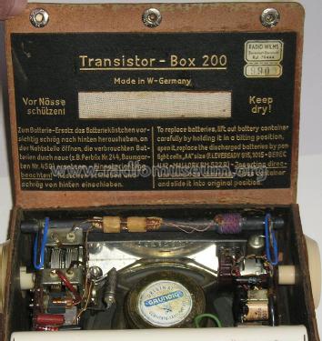 Transistor-Box 200; Grundig Radio- (ID = 2358857) Radio