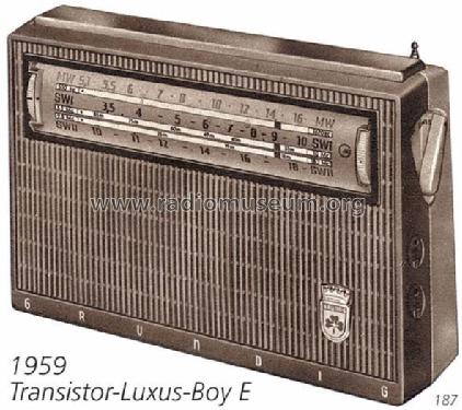 Transistor-Luxus-Boy E; Grundig Radio- (ID = 275) Radio