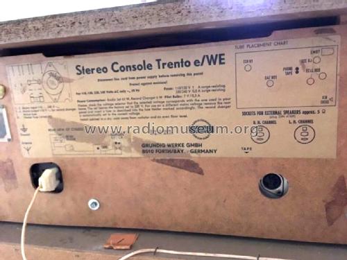 Stereo Console Trento e/WE; Grundig Radio- (ID = 2232211) Radio