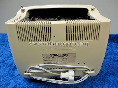 Triumph 1216; Grundig Radio- (ID = 1257587) Televisión