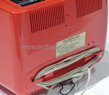 Triumph 1216; Grundig Radio- (ID = 2927140) Televisión