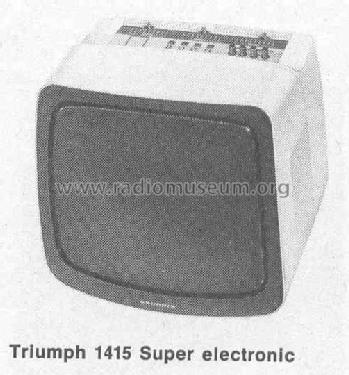 Triumph 1415 Super Electronic; Grundig Radio- (ID = 444551) Television