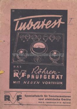 Tubatest ; Grundig Radio- (ID = 1748097) Equipment