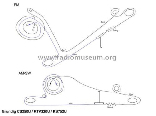 Tuner Chassis CS250U ; Grundig Radio- (ID = 2123245) Radio