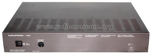 FM-AM Stereo Tuner T-7000; Grundig Radio- (ID = 2595440) Radio