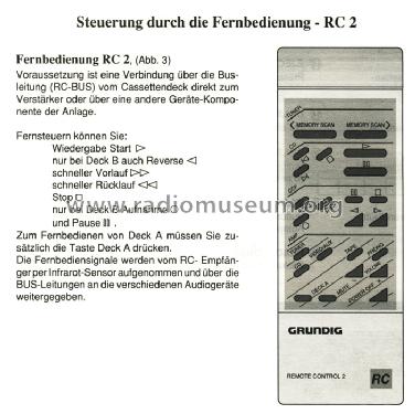 Twin Cassette Deck CCF5500; Grundig Radio- (ID = 1297020) R-Player